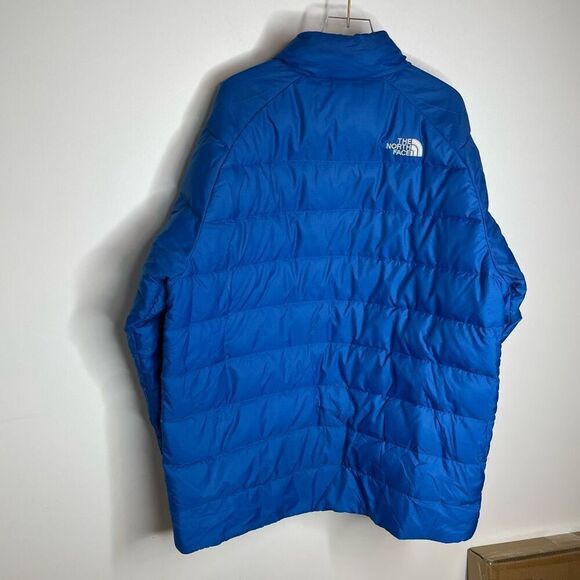 The North Face Jacket Mens Large L Blue Crimptastic 550 Down Hybrid Stretch Warm - Picture 6 of 9